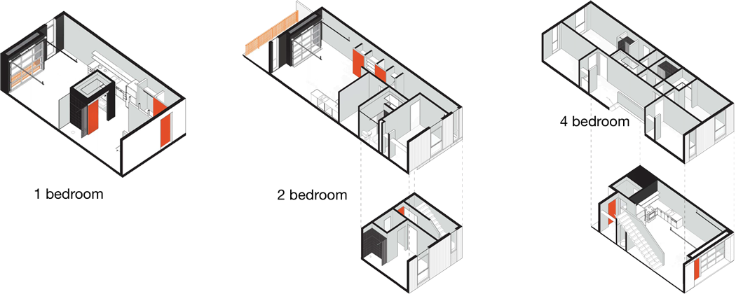 Freight Residences floorplans
